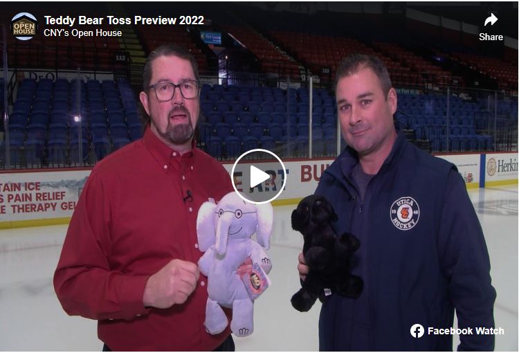 16th Annual New York Sash Teddy Bear Toss Collects over 3,000 Stuffed  Animals - Utica University Athletics
