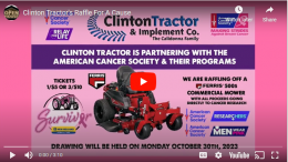 clinton tractor raffle